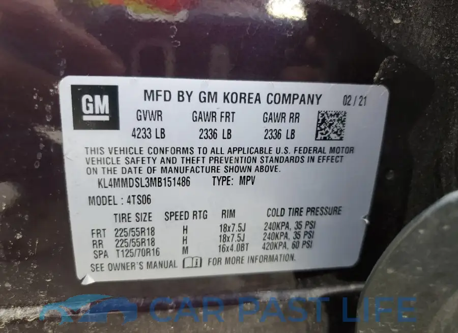 KL4MMDSL3MB151486# 13