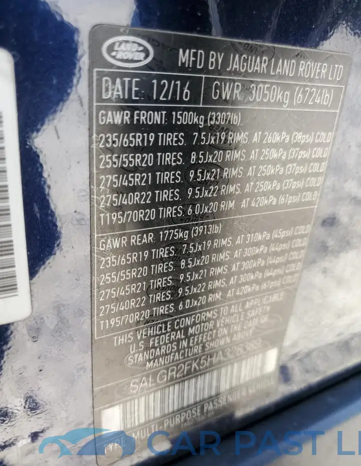 SALGR2FK5HA328389# 12