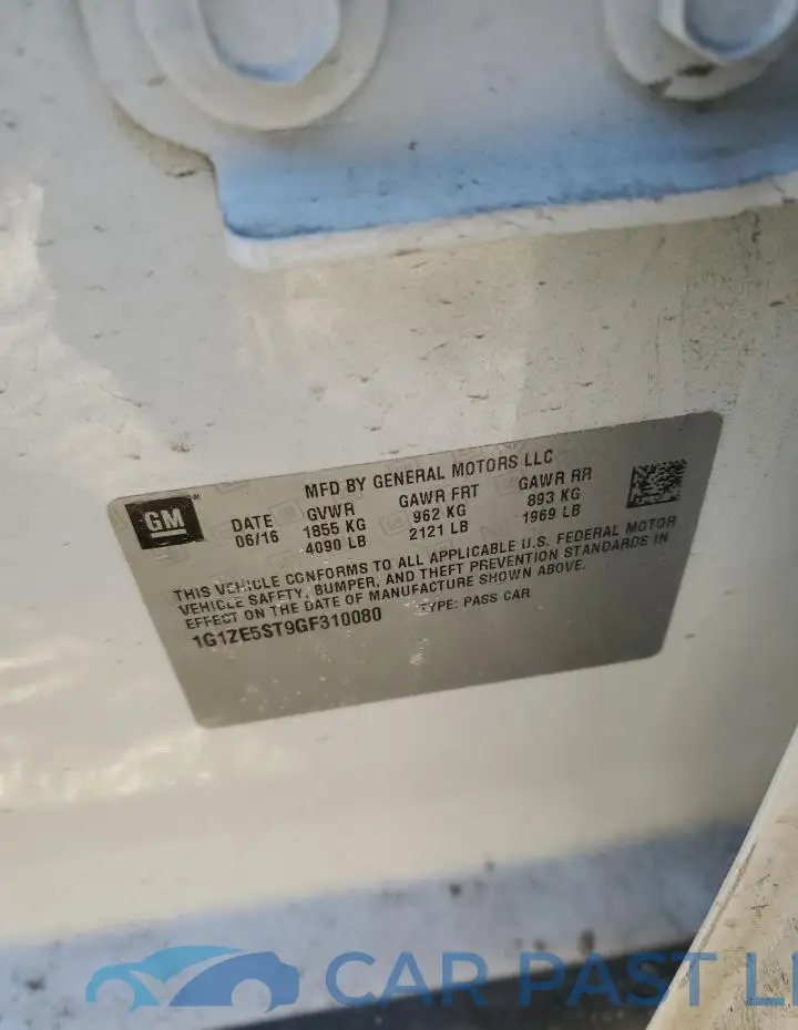 1G1ZE5ST9GF310080# 13
