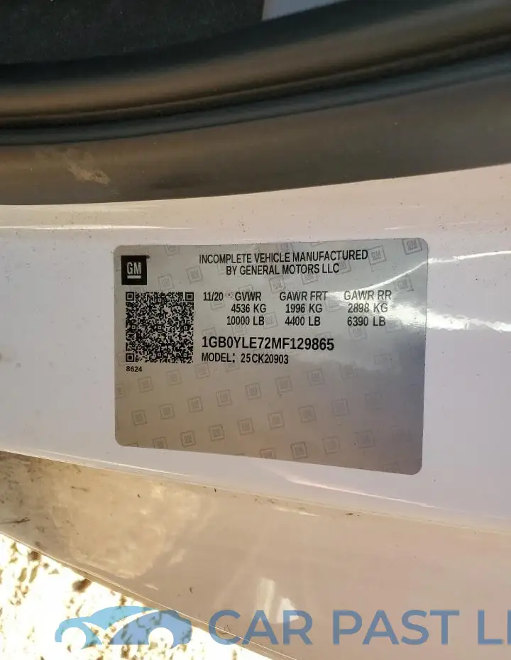 1GB0YLE72MF129865# 12