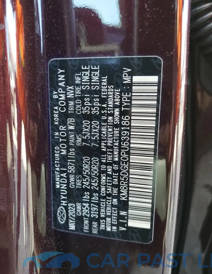 KM8R5DGE0PU639186# 14
