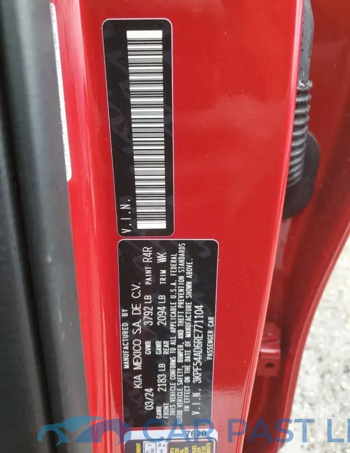 3KPF54AD6RE771104# 12