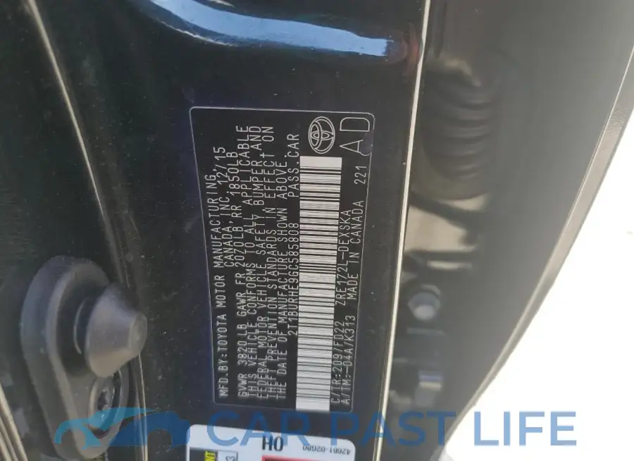 2T1BURHE9GC585808# 12