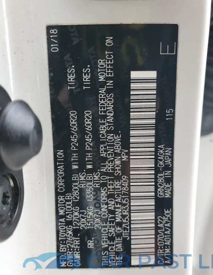 JTEZU5JR3J5178409# 14