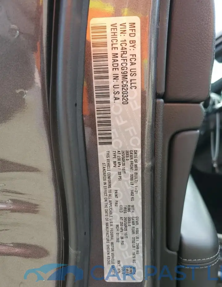 1C4RJFCG9MC620320# 13