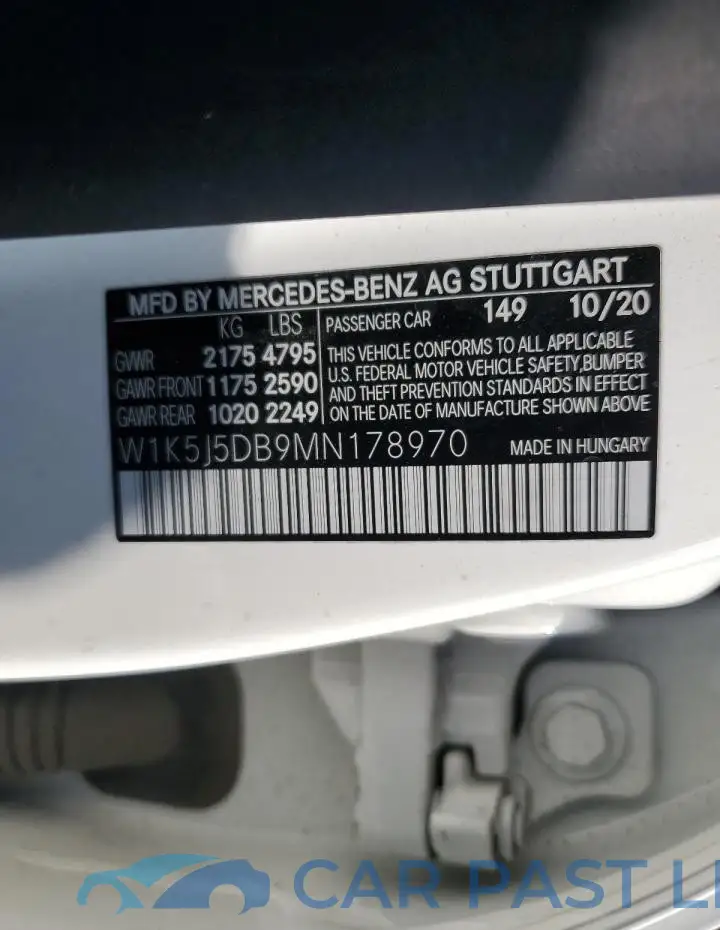 W1K5J5DB9MN178970# 12
