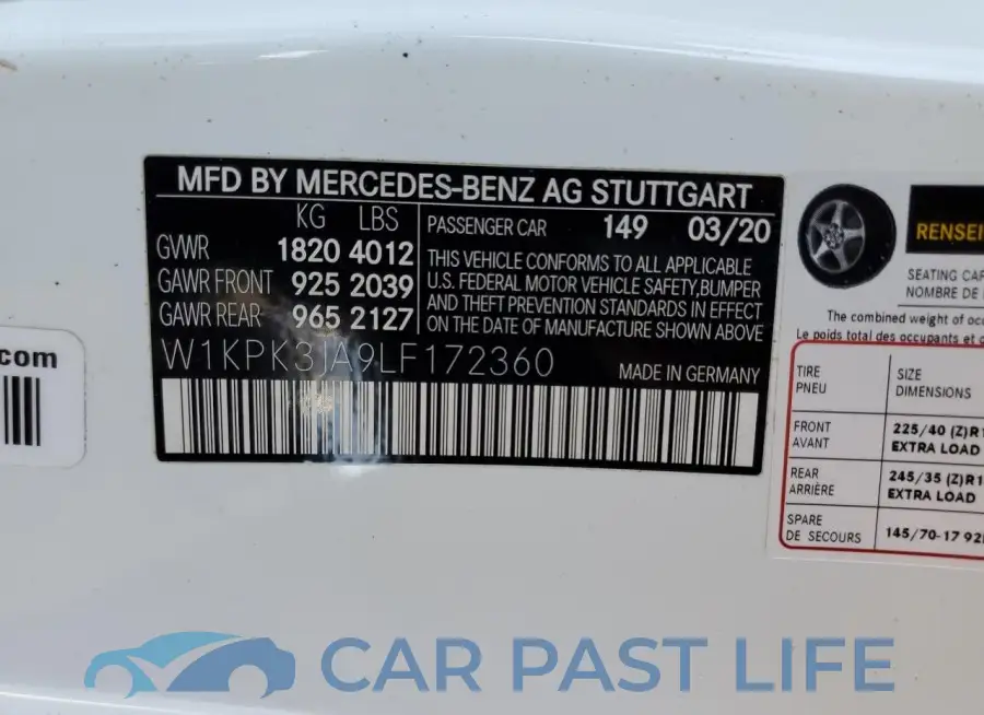 W1KPK3JA9LF172360# 12