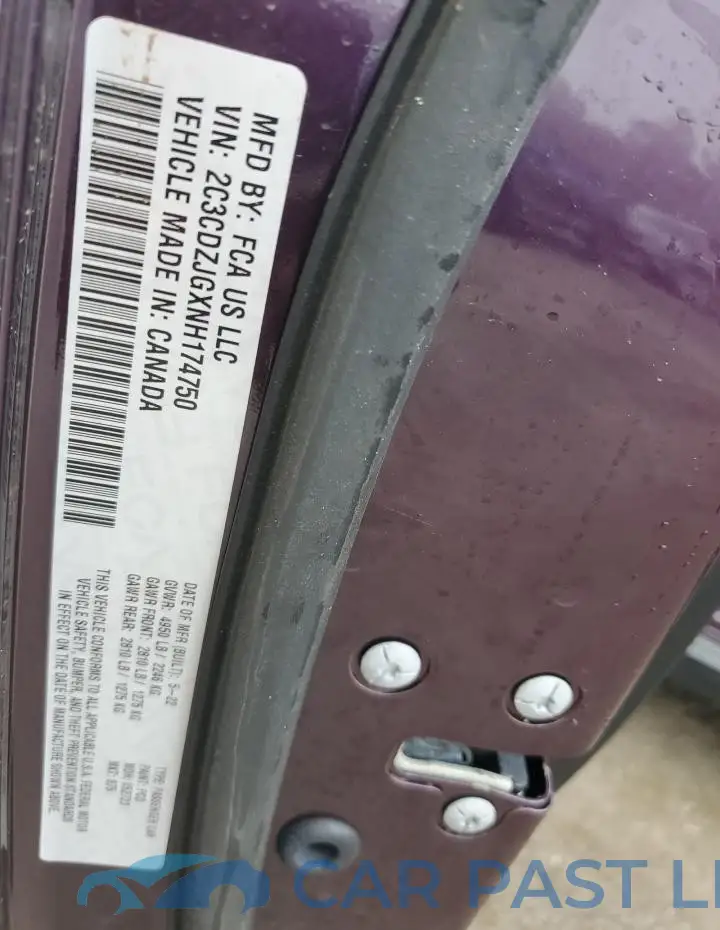 2C3CDZJGXNH174750# 13