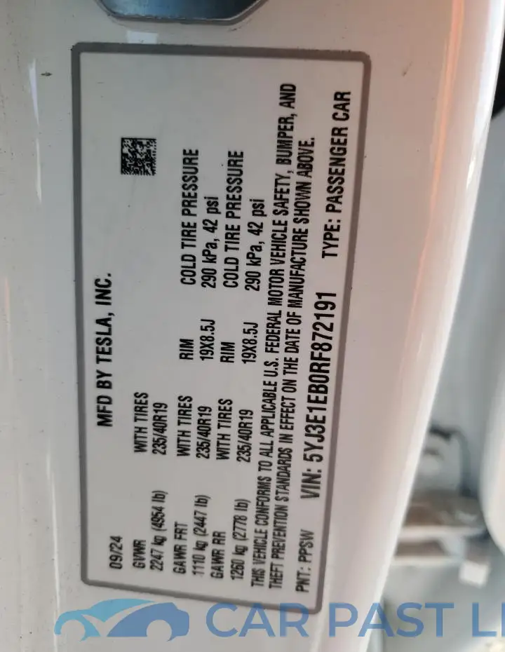 5YJ3E1EB0RF872191# 12