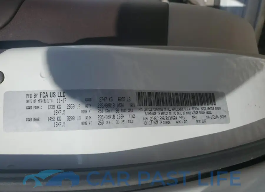 2C4RC1BG8JR131604# 13