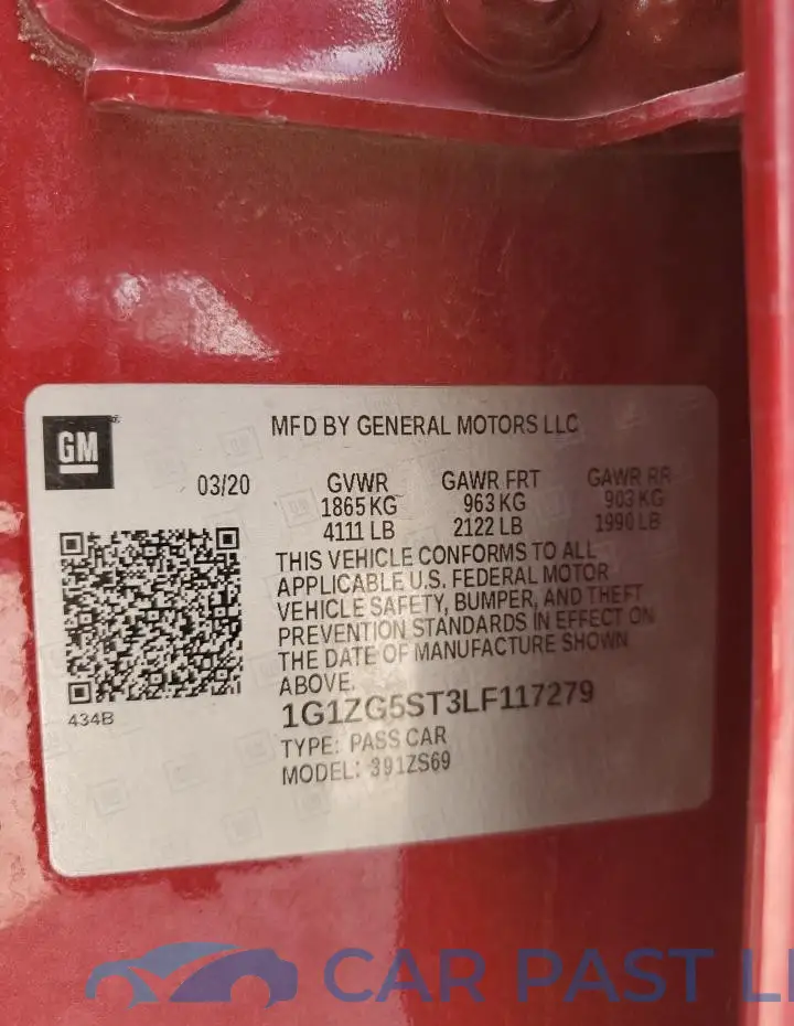 1G1ZG5ST3LF117279# 12