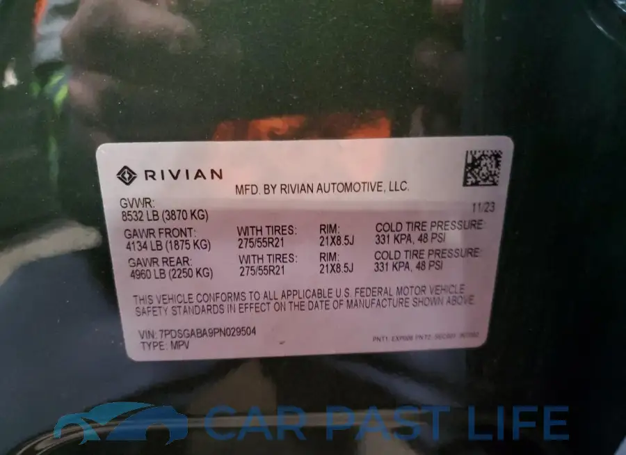 7PDSGABA9PN029504# 13