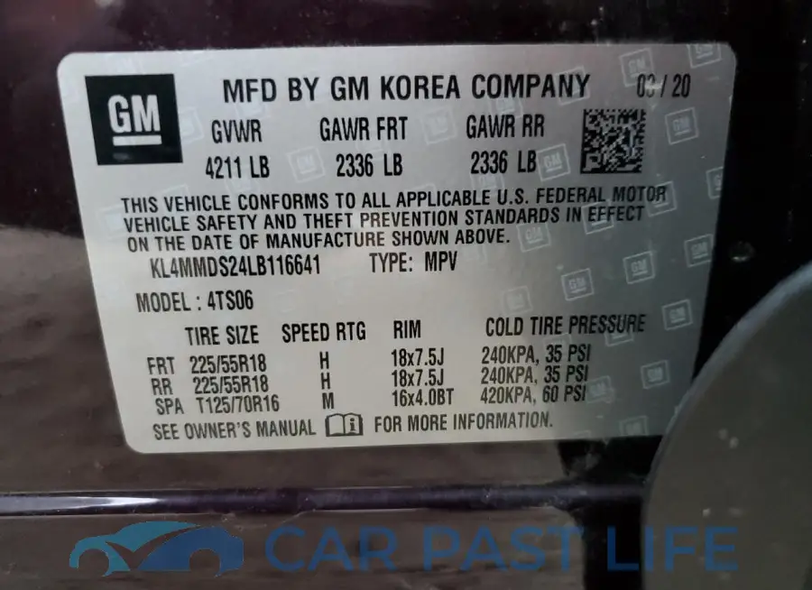 KL4MMDS24LB116641# 13