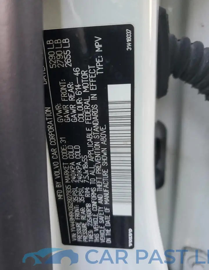 YV449MRK0G2927935# 13
