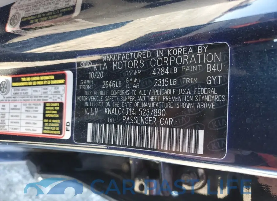 KNALC4J14L5237890# 13