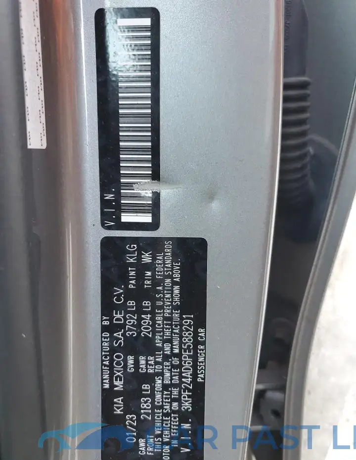 3KPF24AD6PE588291# 12