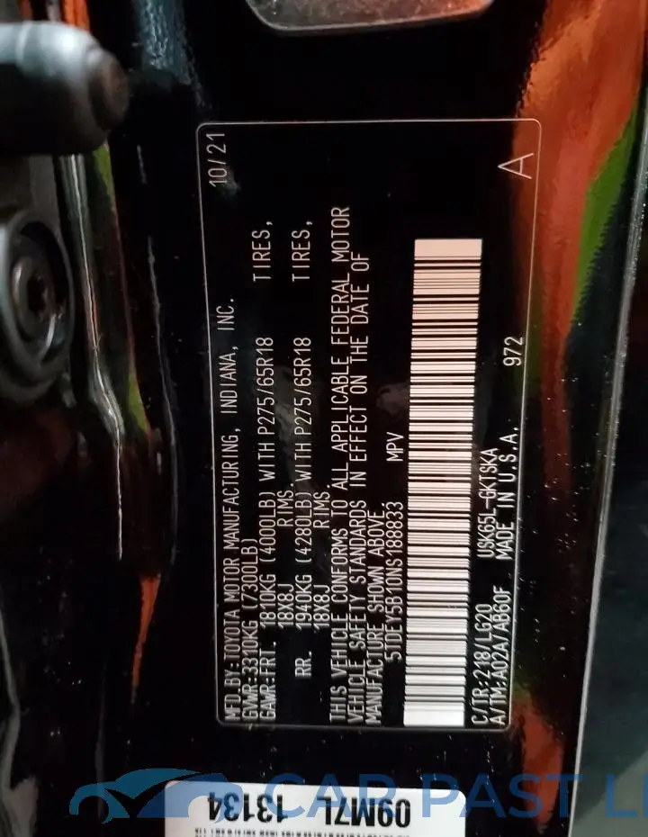 5TDEY5B10NS188833# 14
