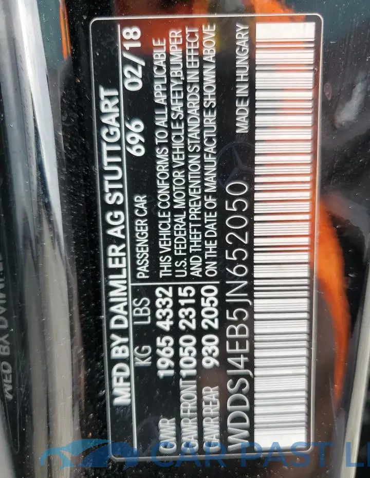 WDDSJ4EB5JN652050# 13