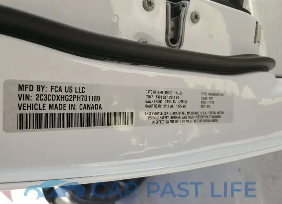 2C3CDXHG2PH701189# 12