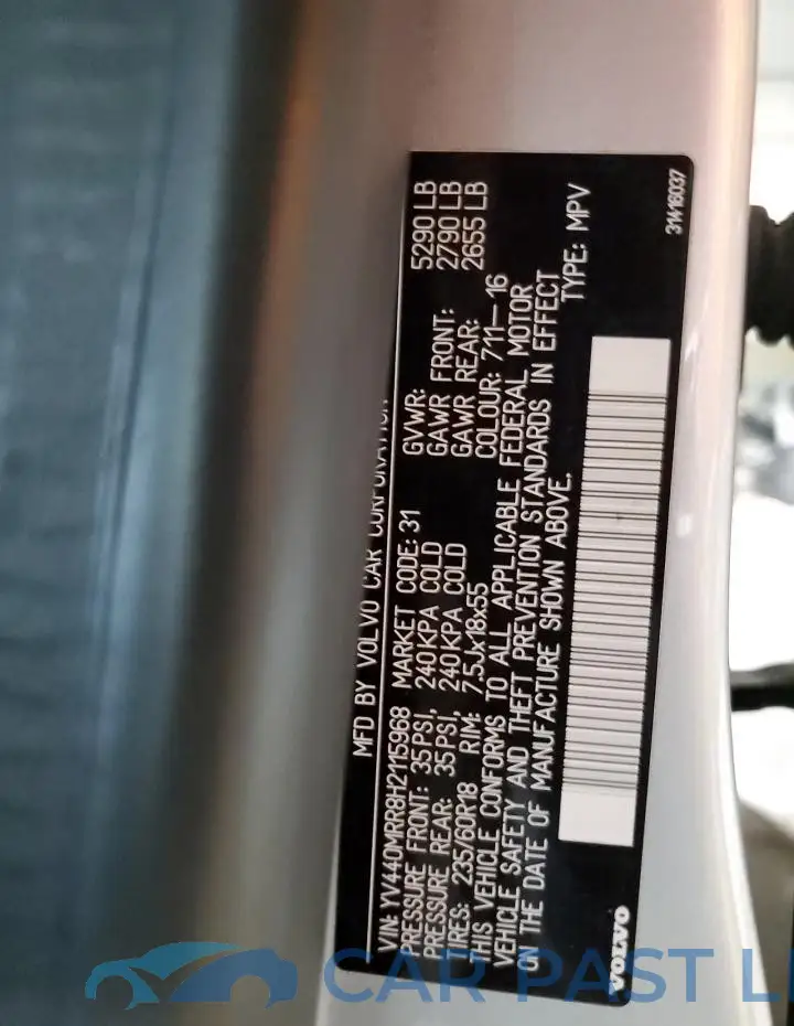 YV440MRR8H2115968# 13