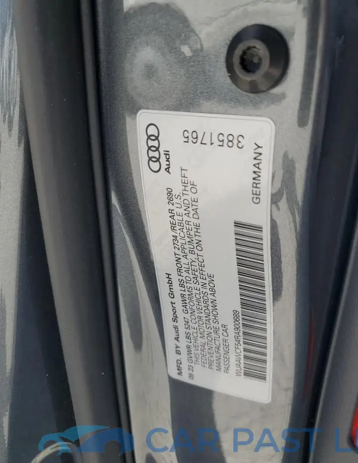 WUAAWCF54RA900689# 13