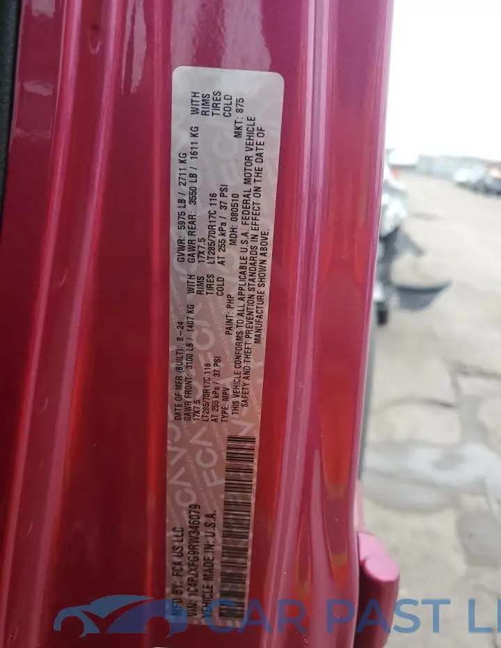 1C4PJXFG9RW346079# 12