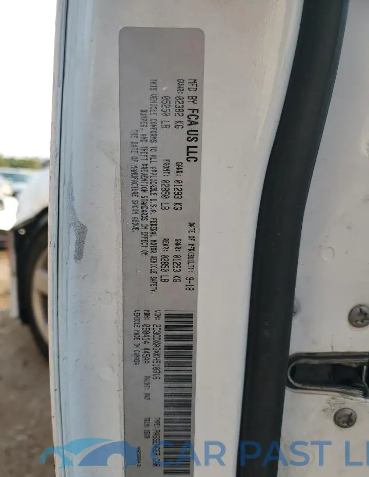 2C3CDXAGXKH510316# 13