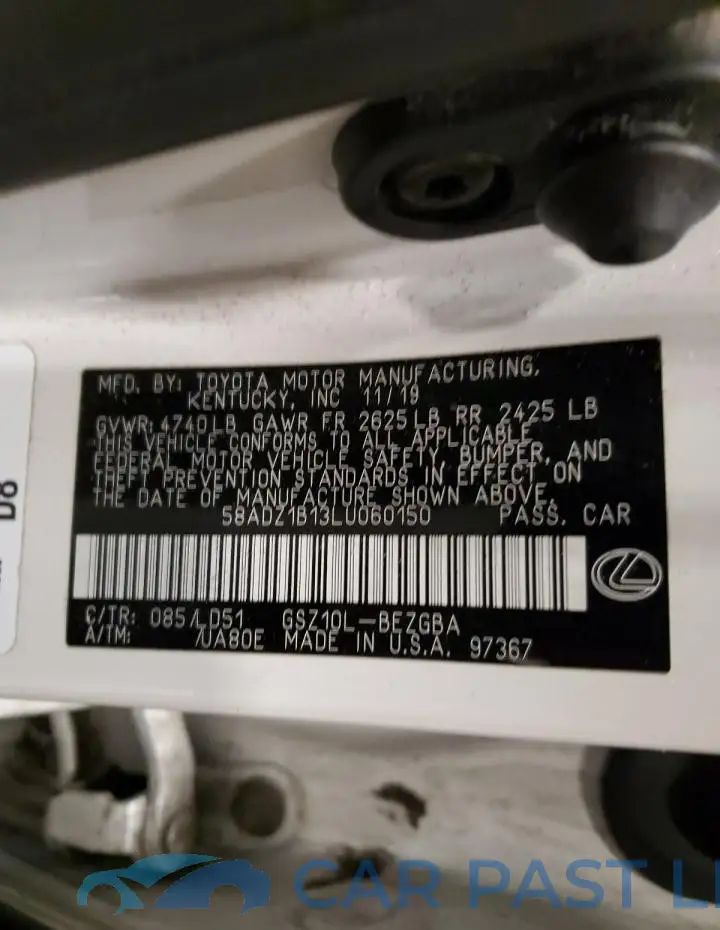 58ADZ1B13LU060150# 12