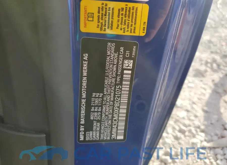 3MW43CM0XP8D21075# 12