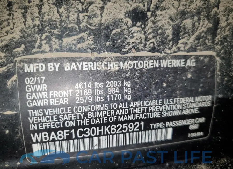WBA8F1C30HK825921# 13