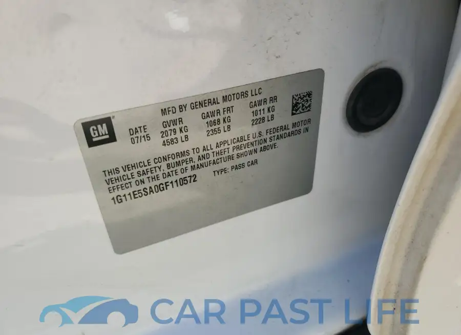 1G11E5SA0GF110572# 12