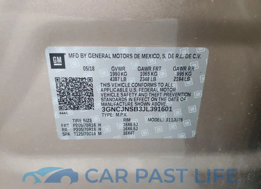 3GNCJNSB3JL391601# 14