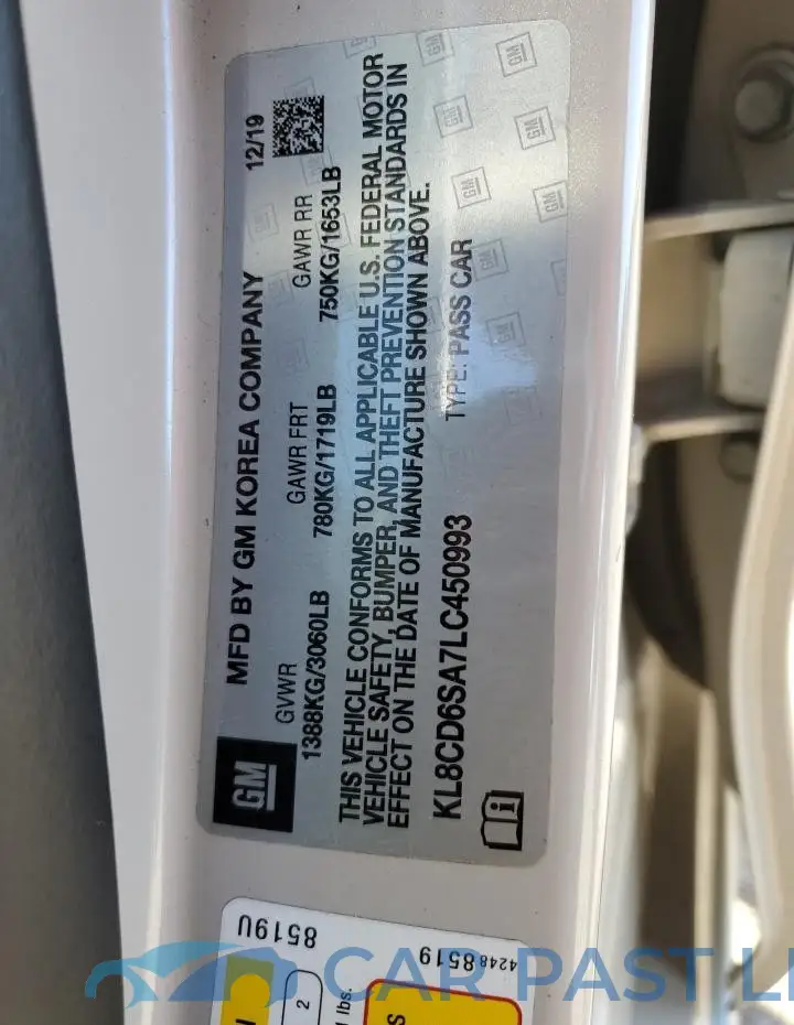 KL8CD6SA7LC450993# 14