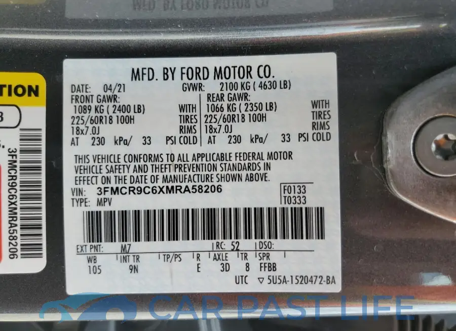 3FMCR9C6XMRA58206# 13