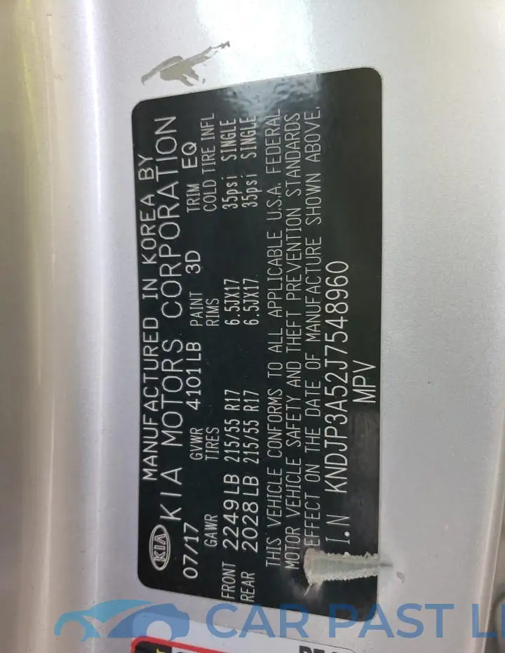 KNDJP3A52J7548960# 13