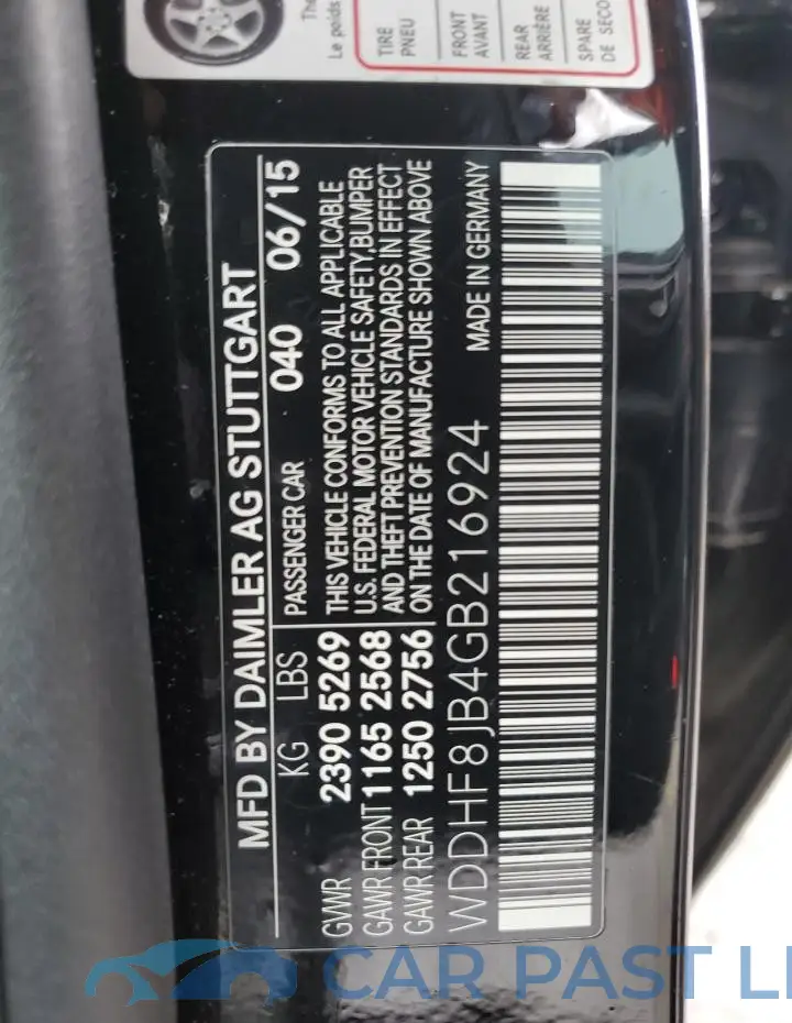 WDDHF8JB4GB216924# 12