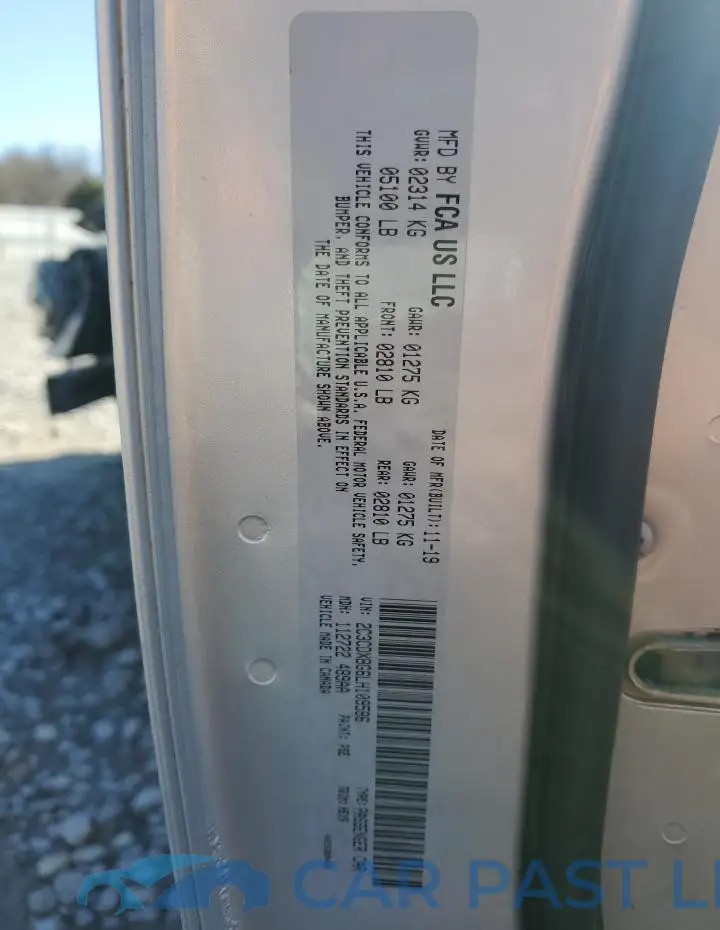 2C3CDXBG6LH109586# 12