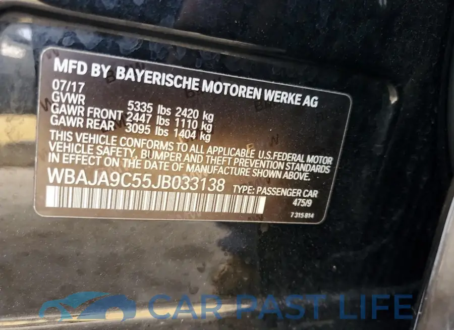 WBAJA9C55JB033138# 12