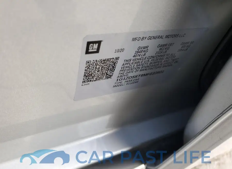 1G1ZD5ST9MF033901# 12