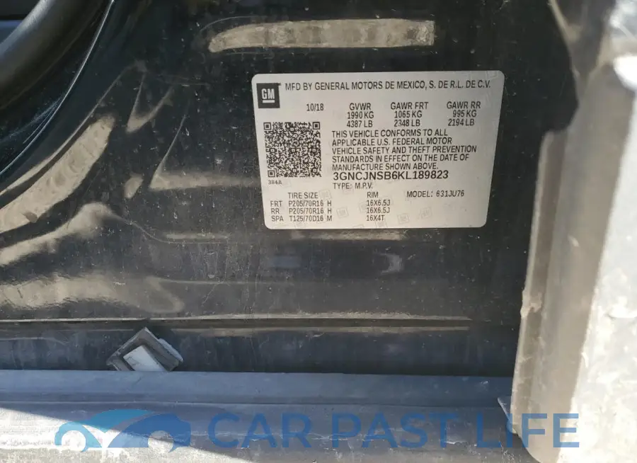 3GNCJNSB6KL189823# 13