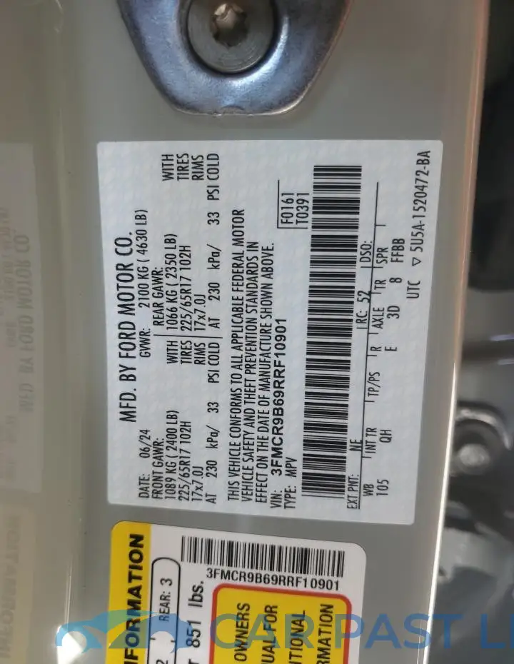 3FMCR9B69RRF10901# 14