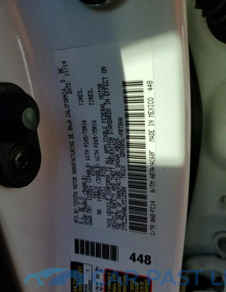 3TMCZ5AN0LM312508# 12