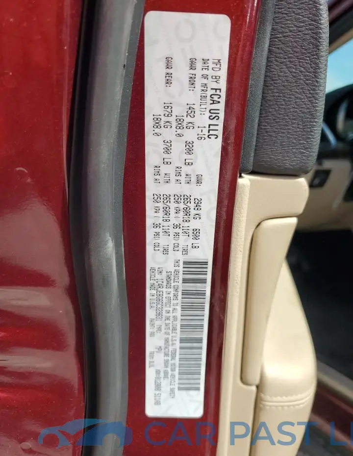 1C4RJEBG6GC329631# 13