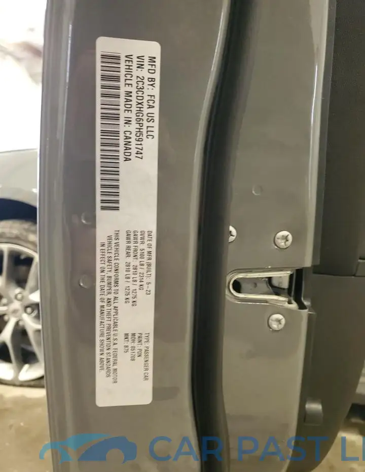 2C3CDXHG6PH591747# 12
