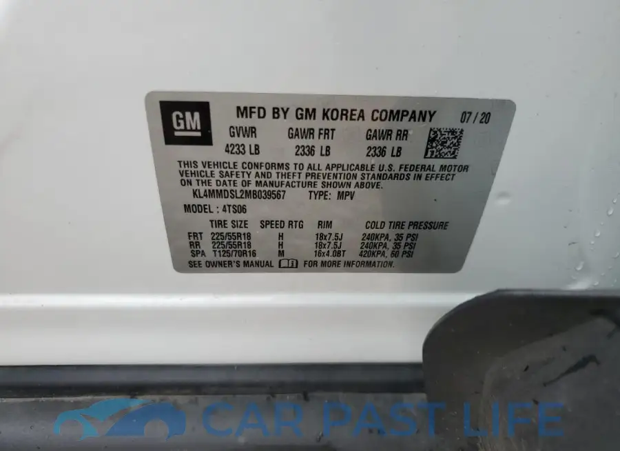 KL4MMDSL2MB039567# 14