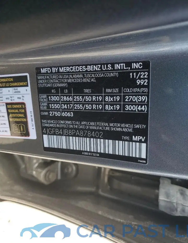 4JGFB4JB8PA878402# 13
