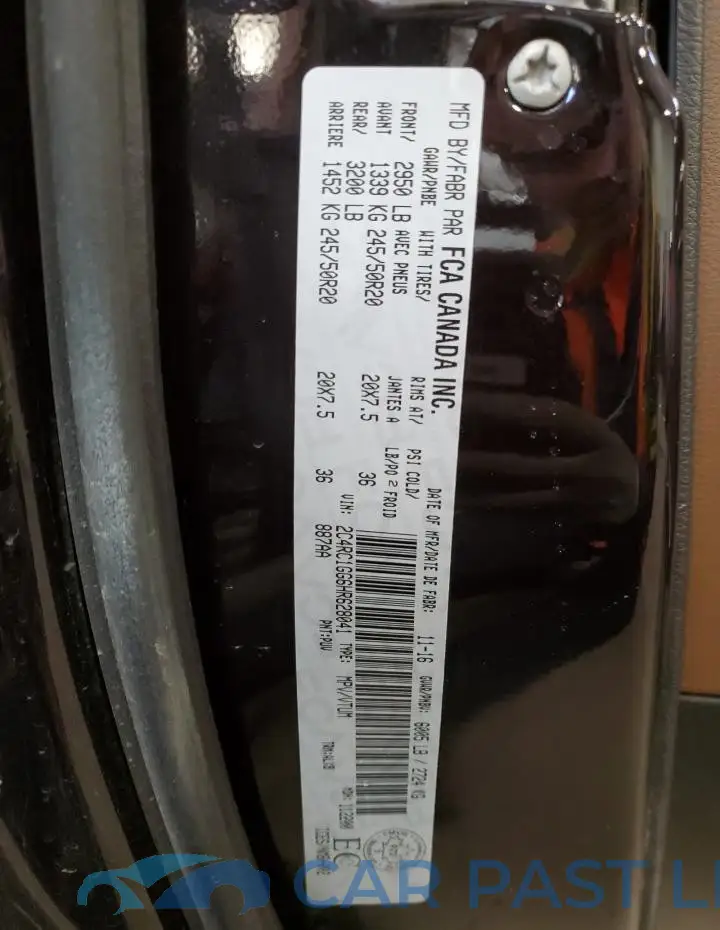 2C4RC1GG6HR628041# 13