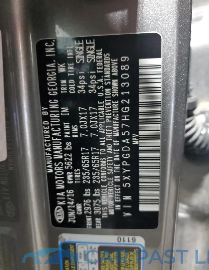 5XYPGDA57HG213089# 14