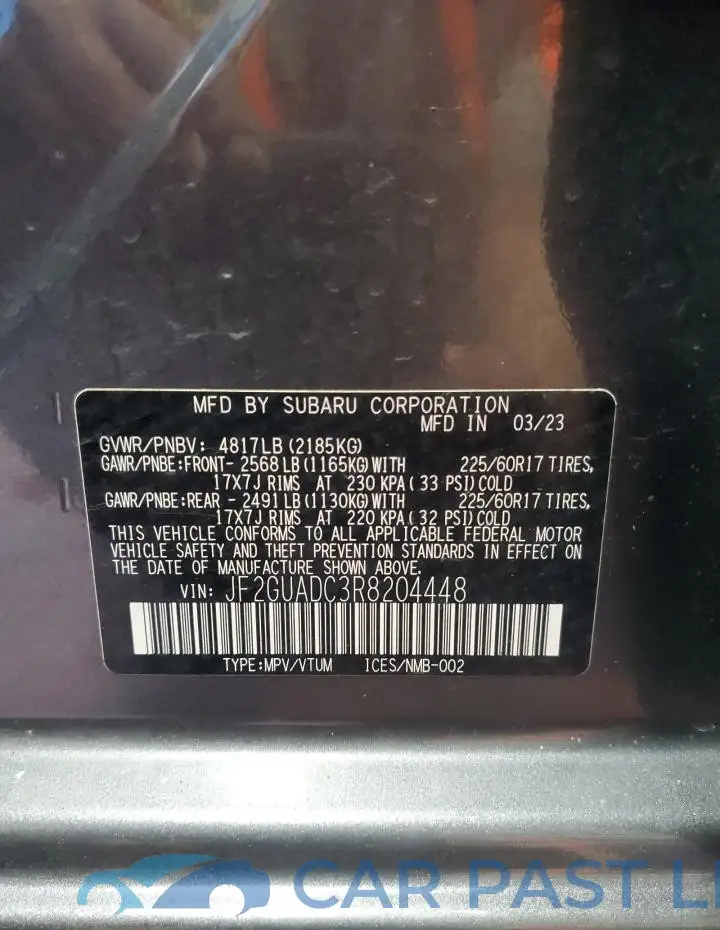 JF2GUADC3R8204448# 14