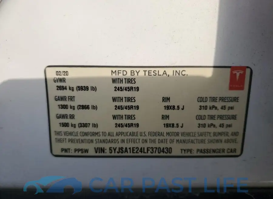 5YJSA1E24LF370430# 12